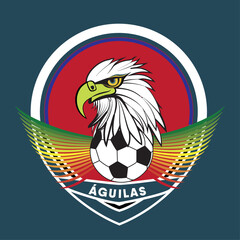 SHIELD FOR A AGUILAS FOOTBALL TEAM