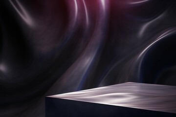 Fototapeta premium Dreamlike 3D backdrop, an abstract realm of futuristic design