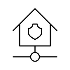 Home homepage icon symbol vector image. Illustration of the house real estate graphic property design image