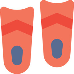 flippers vector design icon for download.eps