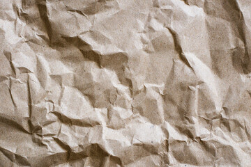 Designer craft paper texture, crumpled paper background