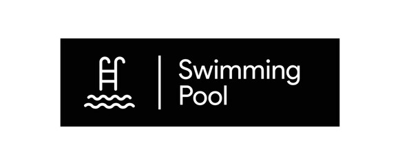 Swimming Pool SPA sign vector