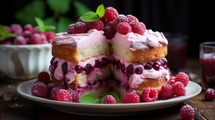 Red Berry Cakes