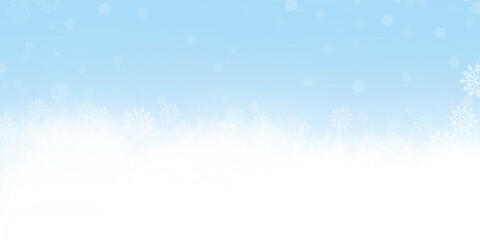 blue background with snowflakes