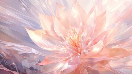  a large pink flower with lots of petals on it's petals.  generative ai - obrazy, fototapety, plakaty