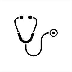 Stethoscope icon symbol for your web site design Stethoscope icon logo, app, UI.