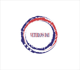 Happy Veterans Day concept