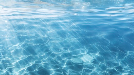 Obraz premium Sea water background with sun rays. Generation AI