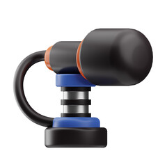 content creator Microphone illustration 3d