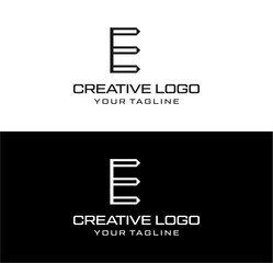 creative letter logo desain vektor