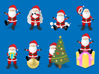 かわいいサンタさんの詰め合わせ