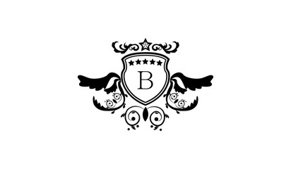 Elegant ornamental logo B