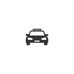 Police car icon on white. Vector