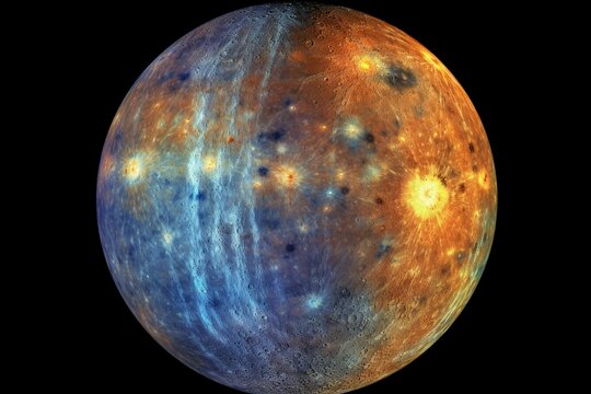 An image of planet Mercury provided by NASA. Generative AI
