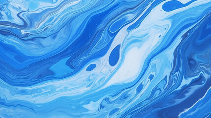 Fototapeta na wymiar marbled blue abstract background liquid marble pattern