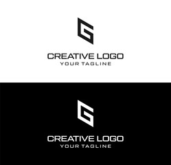 creative letter logo h desain vektor