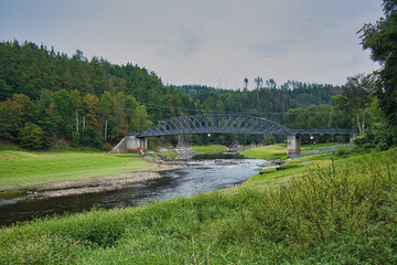 Harra an der Bleichlochtalsperre, an der Saale in Thüringen, Deutschland