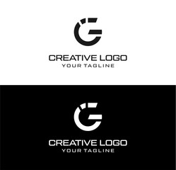 creative letter logo h desain vektor