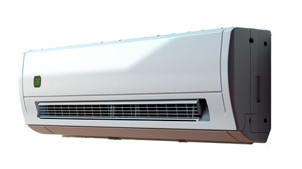 Isolated Air Conditioning on Transparent PNG Background. Generative AI.