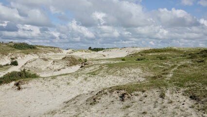 Fototapeta na wymiar Nordsee Landschaft, Strand in Zeeland