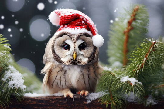 Christmas owl in the wild © Veniamin Kraskov