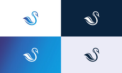 ducks logo design vector collection