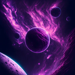 space background pink