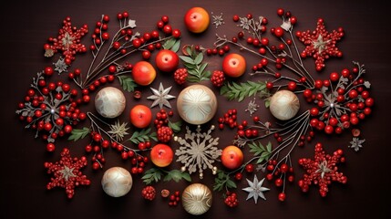 Obraz na płótnie Canvas christmas tree decorations ideas generated by AI
