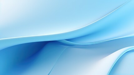  an abstract blue background with smooth lines and curves in the center.  generative ai