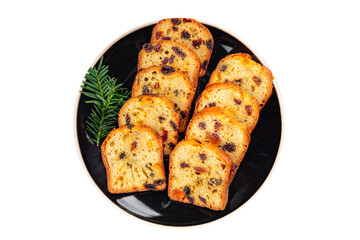 fruit cake sweet dessert pastry dried fruits cherrie, dried apricot, prune, raisin Christmas sweet dessert holiday treat new year and christmas meal food snack on the table copy space food background