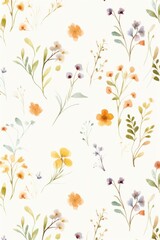 New Creative seamless floral pattern, seamless pattern with flowers
