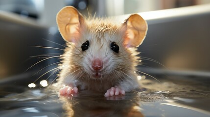 Mouse in the Bathroom