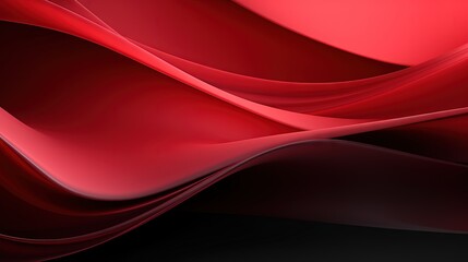  a red background with wavy lines and a black background with a red background.  generative ai