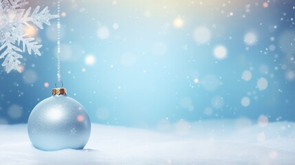christmas background with balls  generated by AI tool