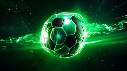 Soccer Ball in Mid-Air with Dynamic Motion