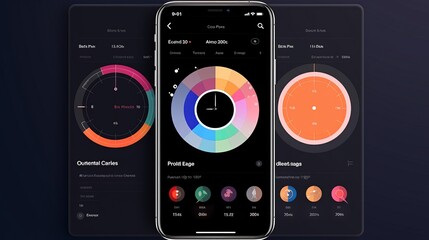 Time Tracker and Planner for Efficient Time Management. AI generated - obrazy, fototapety, plakaty
