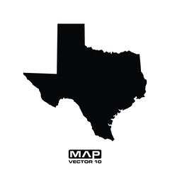 texas map vector elements, texas map vector illustration, texas map vector template