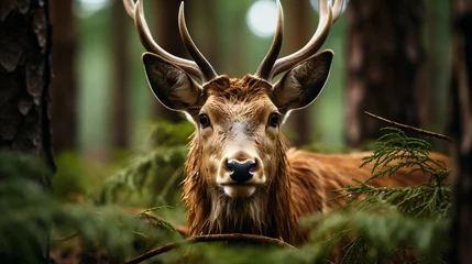 Foto op Canvas deer in the woods © Sthefany