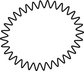 Starburst sticker set - collection of special offer sale oval and round shaped sunburst labels and badges. Promo stickers with star edges. Vector.