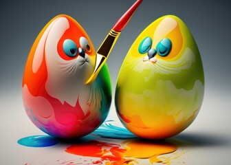 Paint Easter eggs