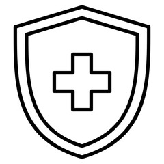 Obraz premium Health Shield Icon