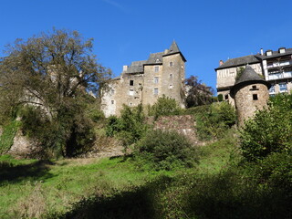 Fototapeta na wymiar Panorama d'Uzerche en Corrèze.