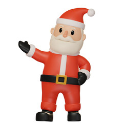 Santa claus figures 3D model posting