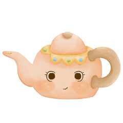 teapot isolated on white background