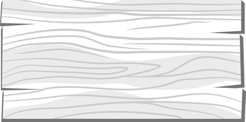 White wood sign board