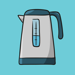 electric kettle. Concept isolated. Flat cartoon style vector