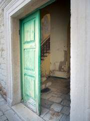 Green door European style