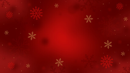 Fototapeta na wymiar Festive Christmas background with snowflakes. Falling snow.