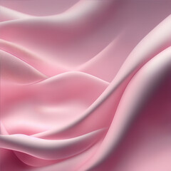 Obraz premium pink satin background - Pink satin fabric - silk background - Generative AI