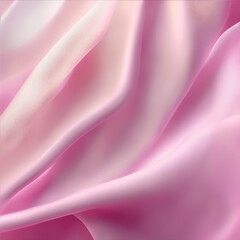 pink silk background - Pink satin fabric - silk background - Generative AI
